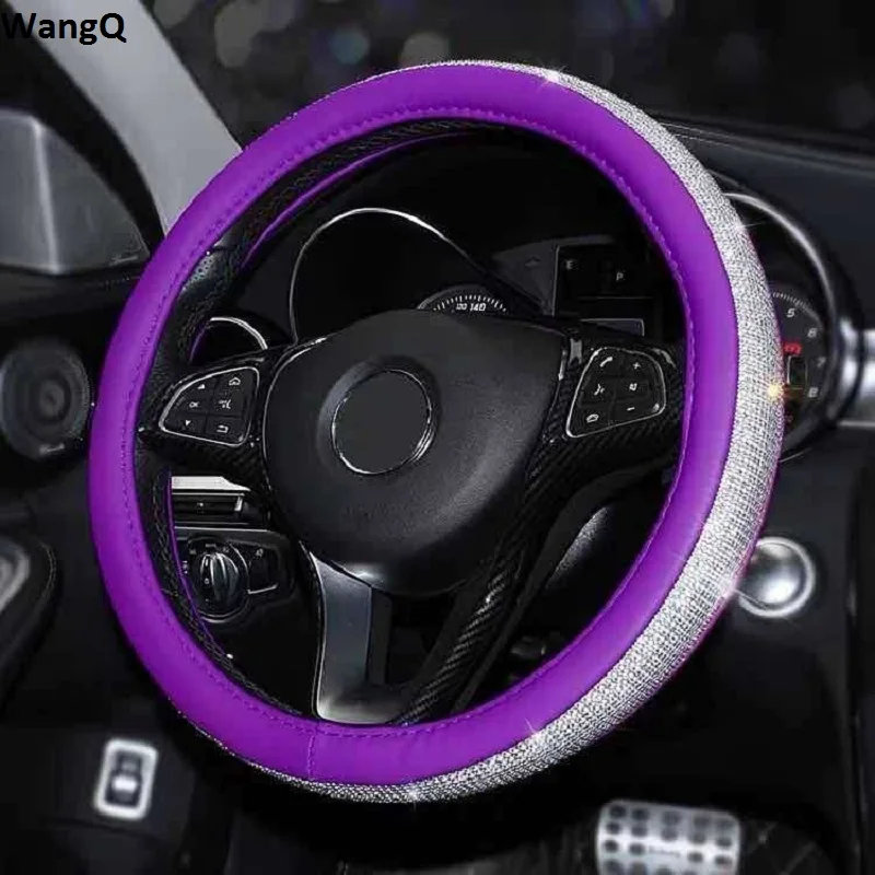 Автоаксессуары для женщин и девочек Стразы Чехлы рулевого колеса автомобиля, диаметр 38 см 
Автоаксессуары для женщин и девочек Стразы Чехлы рулевого колеса автомобиля, диаметр 38 см