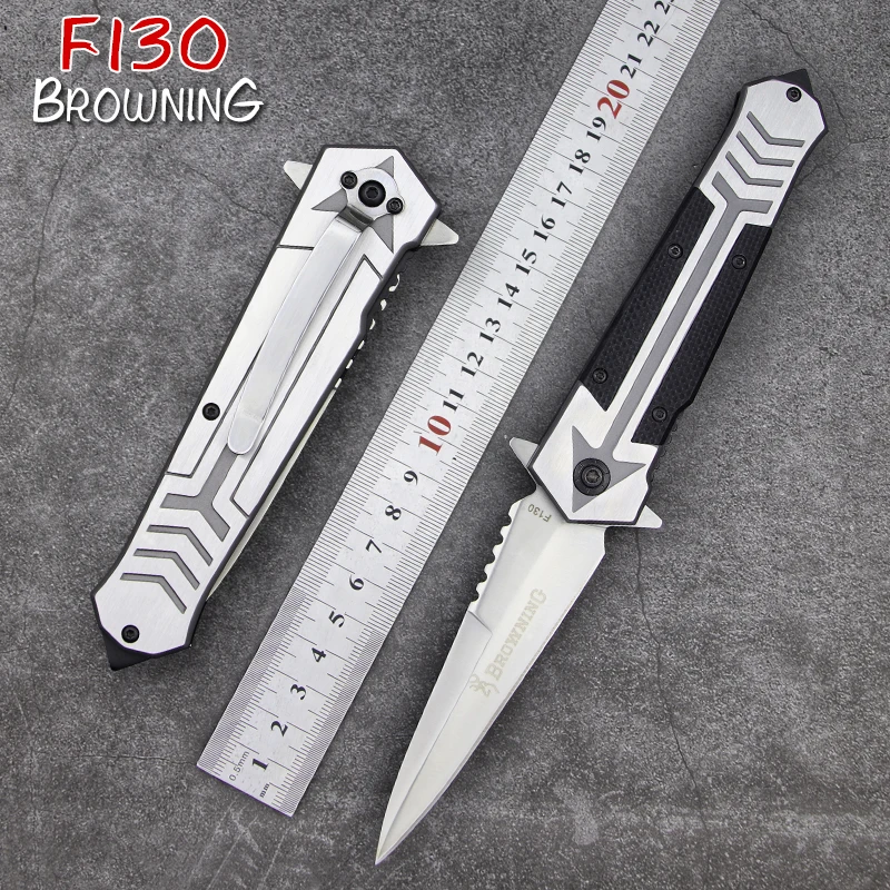 Новый F130 складной нож со стальной ручкой 440C Лезвие Открытый EDC карманные ножи кухонный нож для кемпинга тактический складной нож
Новый F130 складной нож со стальной ручкой 440C Лезвие Открытый EDC карманные ножи кухонный нож для кемпинга тактический складной нож