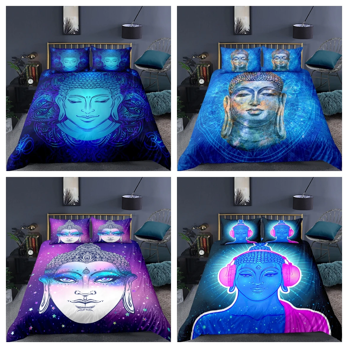 2021 New Design 3d Digital Buddhism Printed Duvet Cover Set 1 Quilt Cover + 1/2 Pillowcases Single Twin Double Full Queen King
2021 New Design 3d Digital Buddhism Printed Duvet Cover Set 1 Quilt Cover + 1/2 Pillowcases Single Twin Double Full Queen King