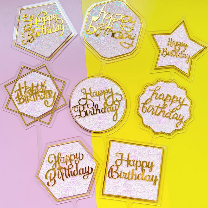 Cake Decorations Three-layer Waves Pink Geometric Happy Birthday Cake Topper for Girl Princess Birthday Dessert Cupcake Topper
Cake Decorations Three-layer Waves Pink Geometric Happy Birthday Cake Topper for Girl Princess Birthday Dessert Cupcake Topper