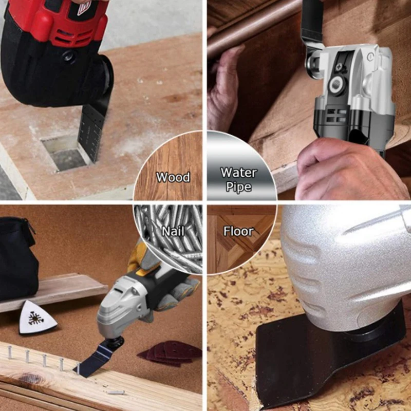 26Pcs Oscillating Tool Blades,Universal Oscillating Saw Blades,Metal Wood Multitool Blade,Quick Release Oscillating Tool
26Pcs Oscillating Tool Blades,Universal Oscillating Saw Blades,Metal Wood Multitool Blade,Quick Release Oscillating Tool