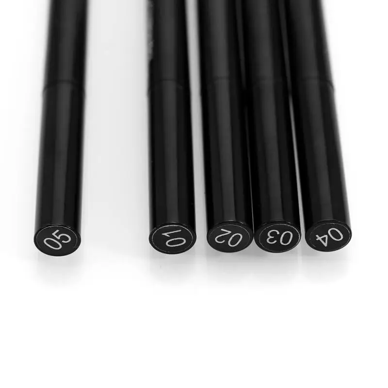 Модный натуральный водостойкий двухсторонний карандаш для бровей 5 цветов