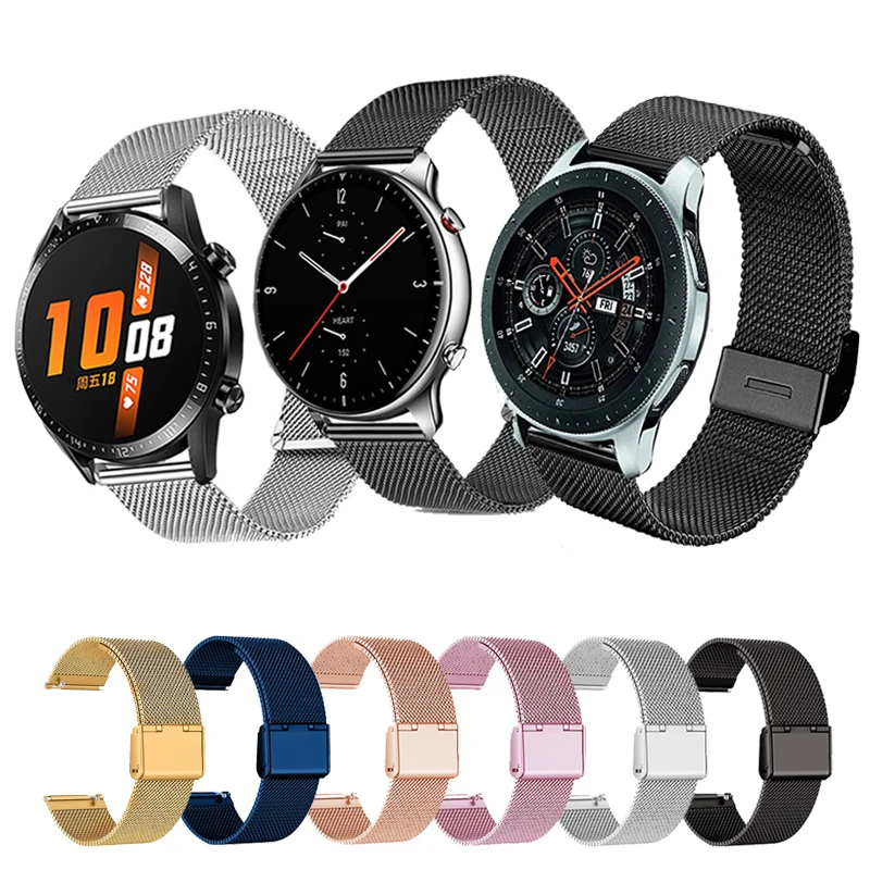 Ремешок 22 мм для Huawei Watch GT/GT2 46 мм/GT2 Pro, металлический браслет из нержавеющей стали для часов Amazfit GTR 2e/GTR 47 мм, аксессуары
Ремешок 22 мм для Huawei Watch GT/GT2 46 мм/GT2 Pro, металлический браслет из нержавеющей стали для часов Amazfit GTR 2e/GTR 47 мм, аксессуары