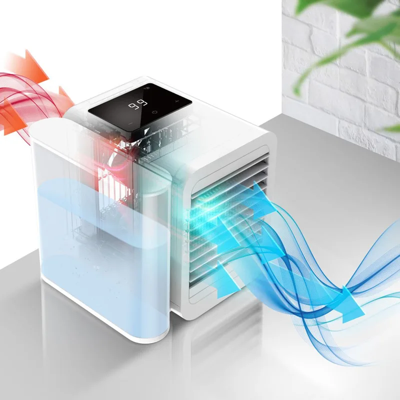 Portable Air Cooler Fan Personal Mini Air Conditional Multifunctional Ventilador Touch Panel with Digital Display For Office
Portable Air Cooler Fan Personal Mini Air Conditional Multifunctional Ventilador Touch Panel with Digital Display For Office