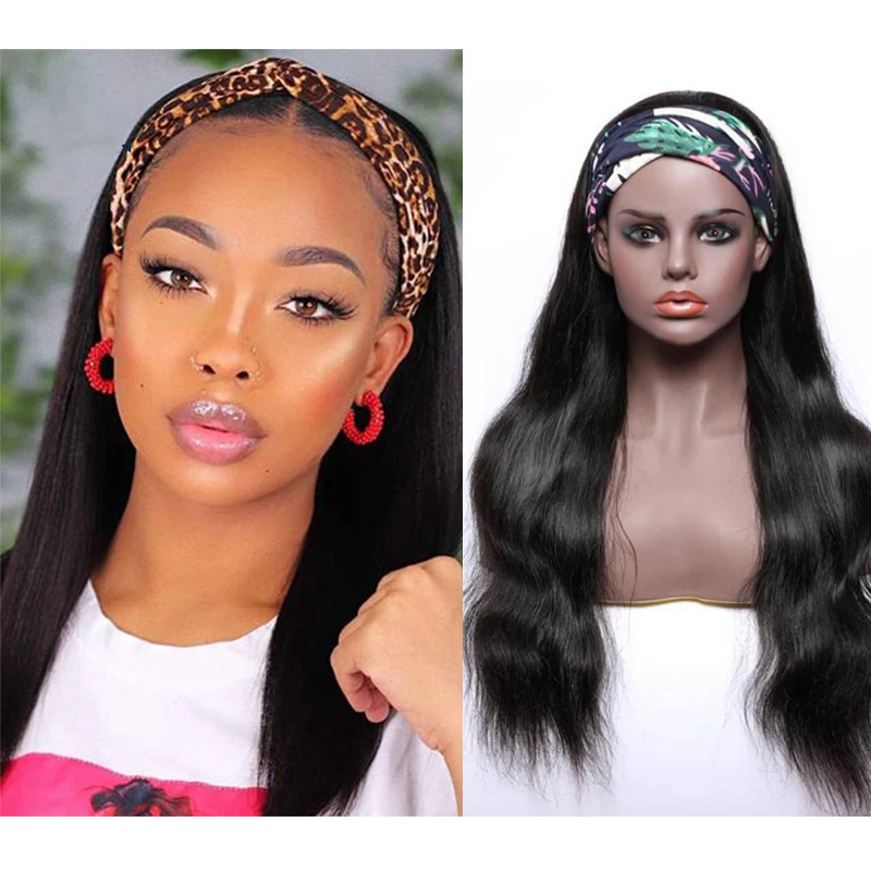 ALITOP No Glue Headband Wig Straight Remy Brazilian Human Hair Headband Wigs Full Machine Made Human Hair Wig Scarf Wigs
ALITOP No Glue Headband Wig Straight Remy Brazilian Human Hair Headband Wigs Full Machine Made Human Hair Wig Scarf Wigs