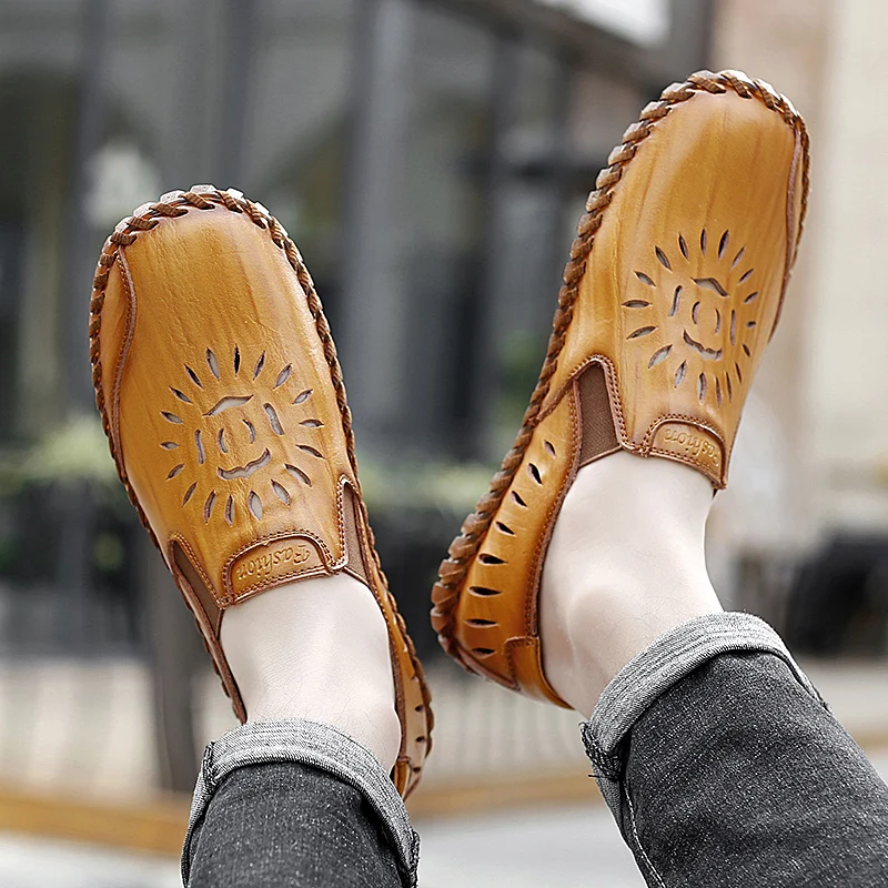 Sandali Da Uomo Summer Sandals Men Leather Big Size Sandals&slippers Sandalias Deportivas Hombre Work For Man Sandel
Sandali Da Uomo Summer Sandals Men Leather Big Size Sandals&slippers Sandalias Deportivas Hombre Work For Man Sandel