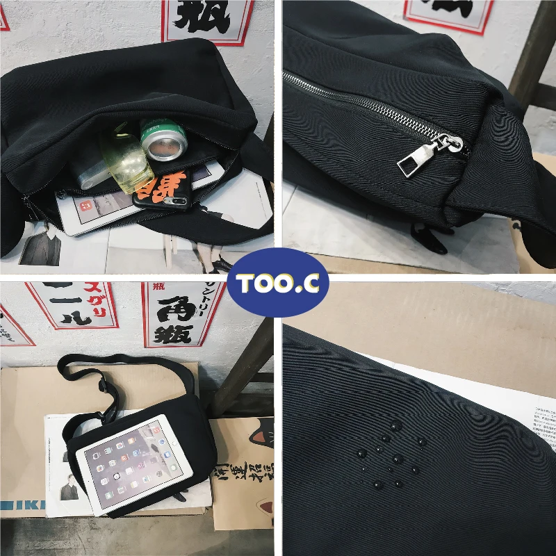 2021 Solid Black Bags Women Men Fashion Messenger Bags Multifunctional Female Travel Nylon Crossbody Shoulder Bag Female Casual
2021 Solid Black Bags Women Men Fashion Messenger Bags Multifunctional Female Travel Nylon Crossbody Shoulder Bag Female Casual