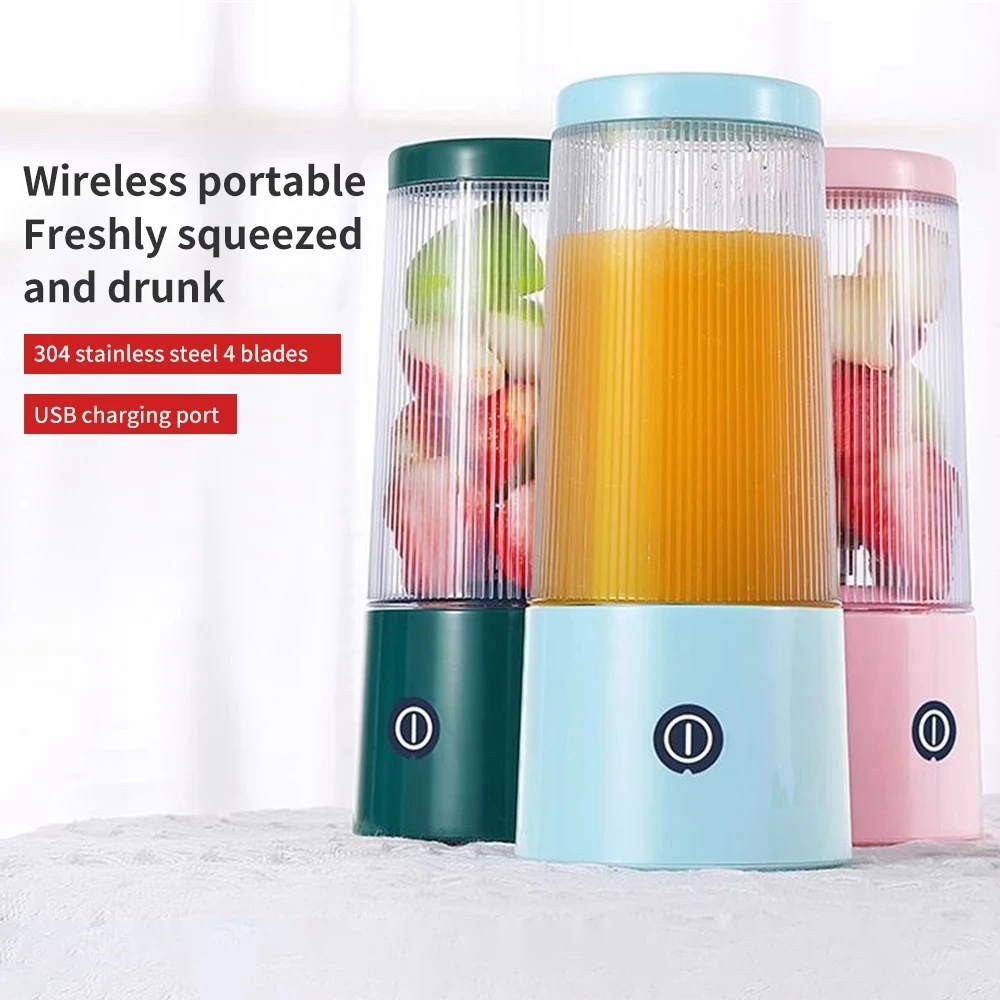 New 350ML Electric Juicer Smoothie Blender Cup 4-Knife Portable Blenders Mini USB Food Processor Kitchen Appliance Blender
New 350ML Electric Juicer Smoothie Blender Cup 4-Knife Portable Blenders Mini USB Food Processor Kitchen Appliance Blender
