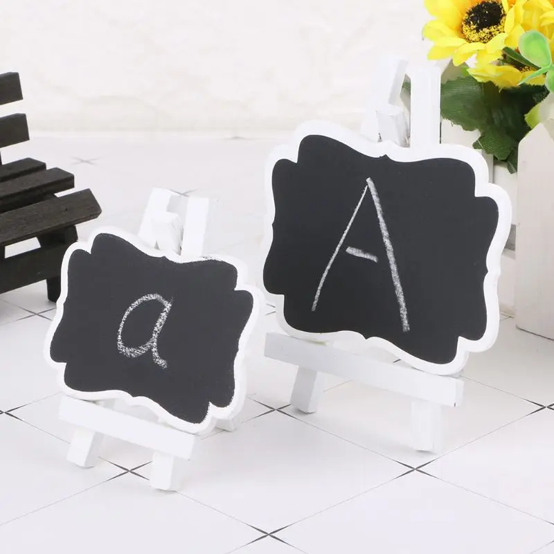 Mini Wooden Chalkboard Blackboard Frame Message Table Number Wedding Party Decor Home Garden
Mini Wooden Chalkboard Blackboard Frame Message Table Number Wedding Party Decor Home Garden