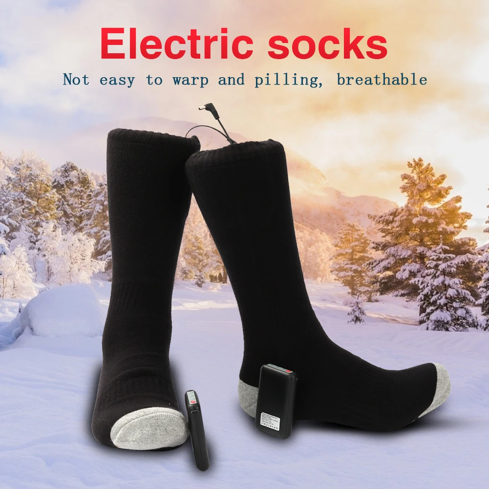4500mA Winter Heated Socks Thermosocks Women's Thermal Men's Heating Foot Warmer Electric Socks Warm Socks Trekking Ski Cycling 
4500mA Winter Heated Socks Thermosocks Women's Thermal Men's Heating Foot Warmer Electric Socks Warm Socks Trekking Ski Cycling