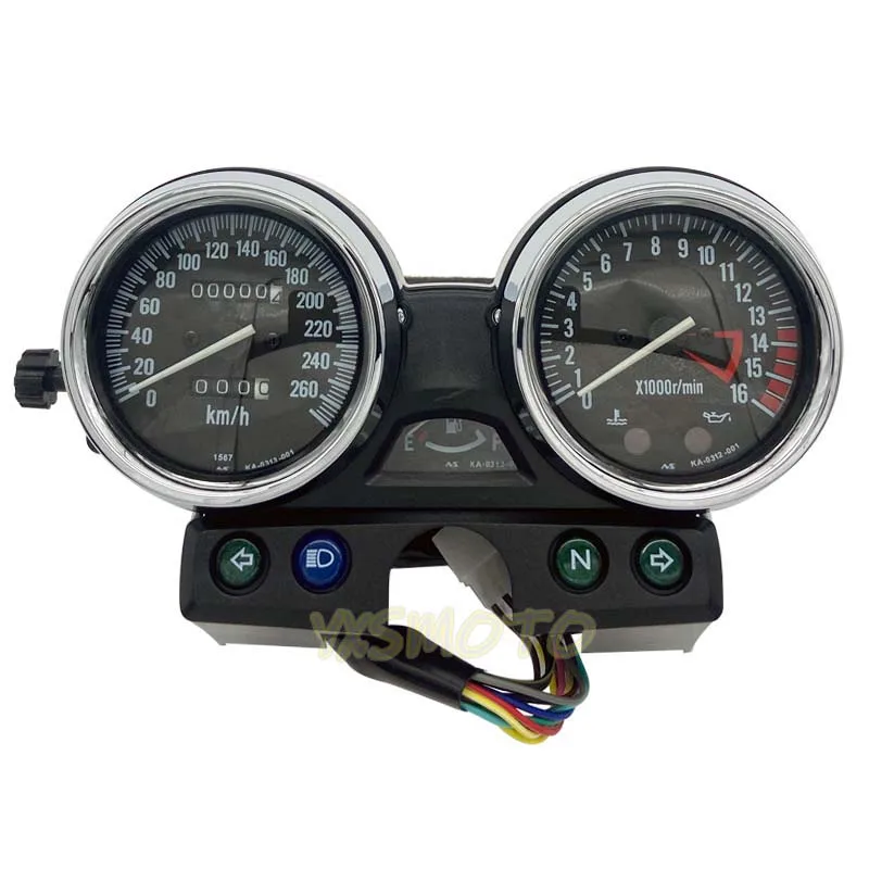 Instrument Assembly Gauges Meter Cluster Speedometer Odometer Tachometer Top speed 260 For Kawasaki ZRX400 ZRX750 ZRX1000
Instrument Assembly Gauges Meter Cluster Speedometer Odometer Tachometer Top speed 260 For Kawasaki ZRX400 ZRX750 ZRX1000