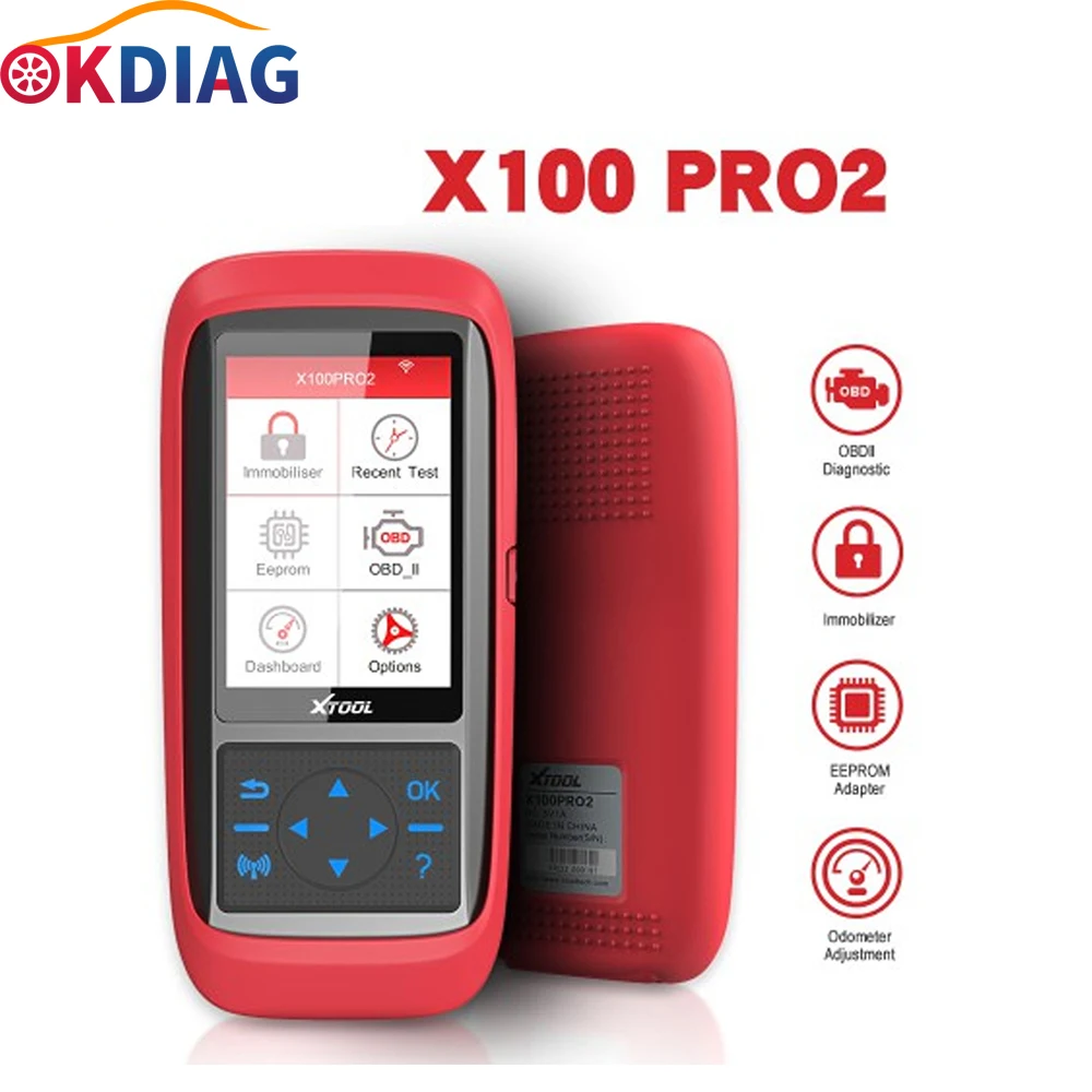 XTOOL X100 Pro2 OBD2 автомобильный ключ программатор считыватель кодов диагностический инструмент Многоязычный с адаптером EEPROM OBD2 сканер
XTOOL X100 Pro2 OBD2 автомобильный ключ программатор считыватель кодов диагностический инструмент Многоязычный с адаптером EEPROM OBD2 сканер