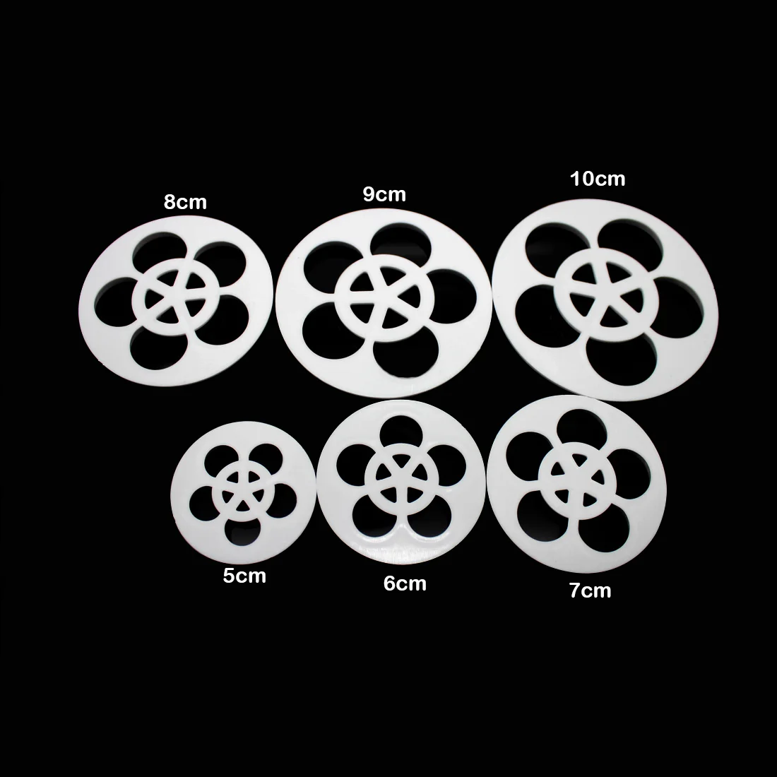 Hot 6PCS/set of kitchen pastry tools Fondant cake mold, plastic sugar making process, flower decoration, biscuit mold
Hot 6PCS/set of kitchen pastry tools Fondant cake mold, plastic sugar making process, flower decoration, biscuit mold