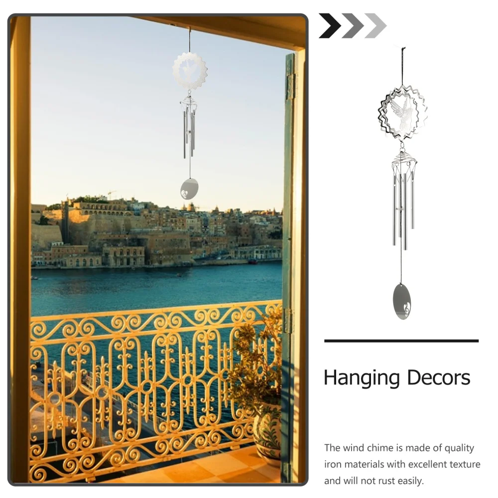Rotating Wind Chime Aluminum Tube Hanging Pendant Home Decor Wind Bell Pendant
Rotating Wind Chime Aluminum Tube Hanging Pendant Home Decor Wind Bell Pendant