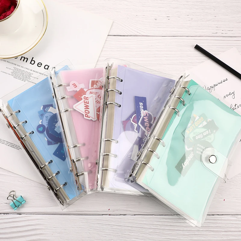 Sharkbang A6 PVC Storage Loose-leaf Notebooks Journals Agenda Free Stickers Separator Page Kawaii Planner papeleria Stationery
Sharkbang A6 PVC Storage Loose-leaf Notebooks Journals Agenda Free Stickers Separator Page Kawaii Planner papeleria Stationery