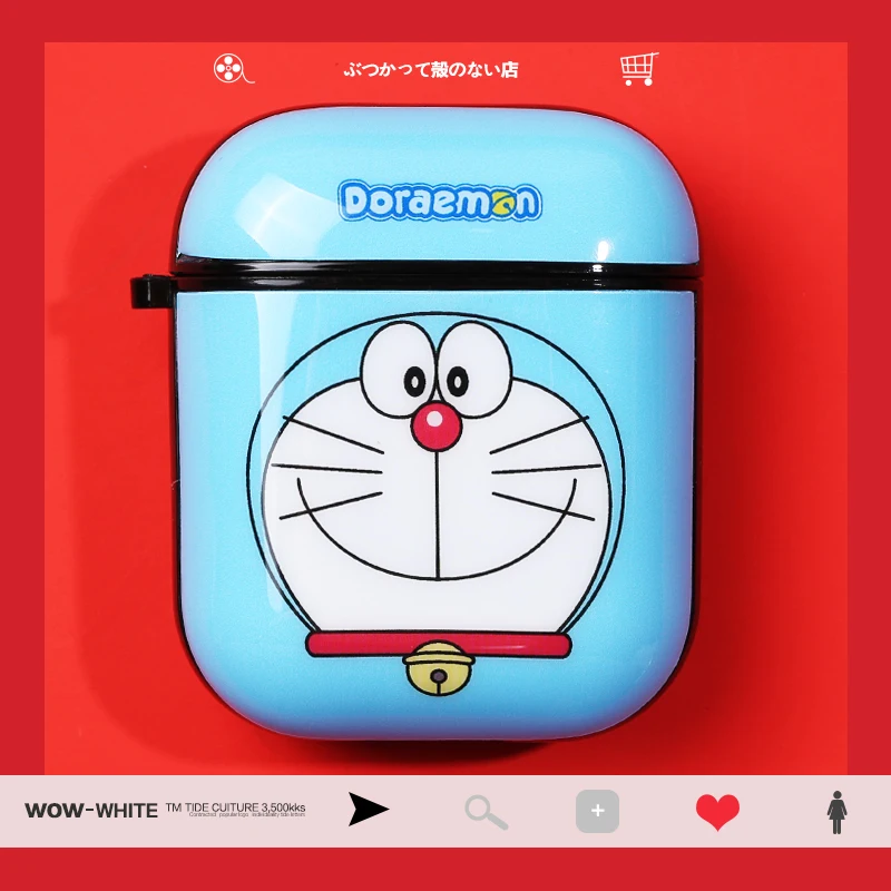 Японские милые Мультяшные ультратонкие чехлы для наушников Doraemon для Apple Airpods 1/2 силиконовый мягкий защитный чехол
Японские милые Мультяшные ультратонкие чехлы для наушников Doraemon для Apple Airpods 1/2 силиконовый мягкий защитный чехол