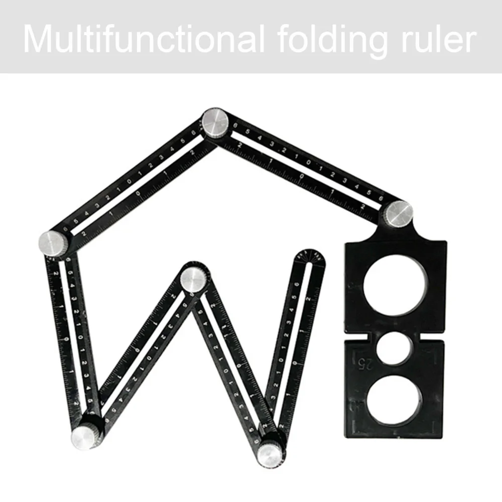 Folding Ruler Ceramic Tile Hole Locator Multifunction Aluminum Alloy Adjustable Laser Calibration Measuring Tools
Folding Ruler Ceramic Tile Hole Locator Multifunction Aluminum Alloy Adjustable Laser Calibration Measuring Tools