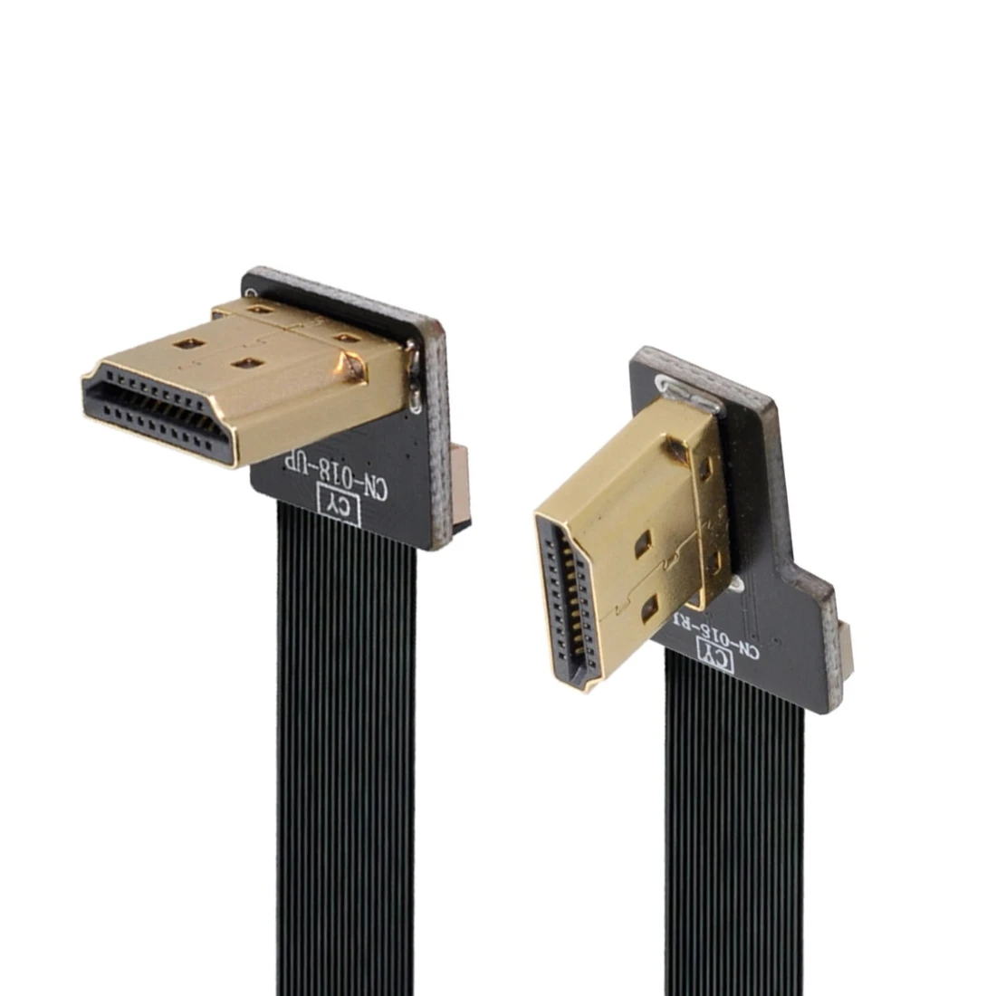 Jimier 90 Degree HDTV Type A Male Right Angled to HDTV Male Up Angled FPC Flat Cable for FPV HDTV
Jimier 90 Degree HDTV Type A Male Right Angled to HDTV Male Up Angled FPC Flat Cable for FPV HDTV
