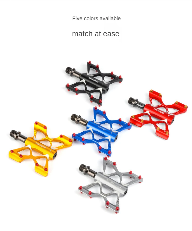 Promend cycling Bicycle Pedal M56 Mountain Bike Road Bike Bearing Pedal Bicycle Accessories Palin Aluminum Alloy PROMEND PD-M56 
Promend cycling Bicycle Pedal M56 Mountain Bike Road Bike Bearing Pedal Bicycle Accessories Palin Aluminum Alloy PROMEND PD-M56