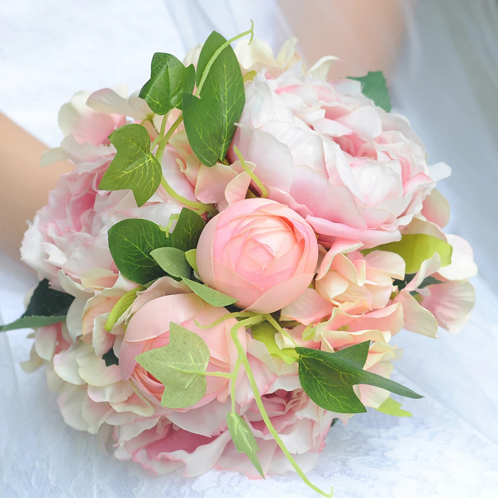 Handmade Holding Flowers Natural Rose Wedding Bouquet with Silk Satin Ribbon Pink Light Yellow Bridesmaid Bridal Party
Handmade Holding Flowers Natural Rose Wedding Bouquet with Silk Satin Ribbon Pink Light Yellow Bridesmaid Bridal Party