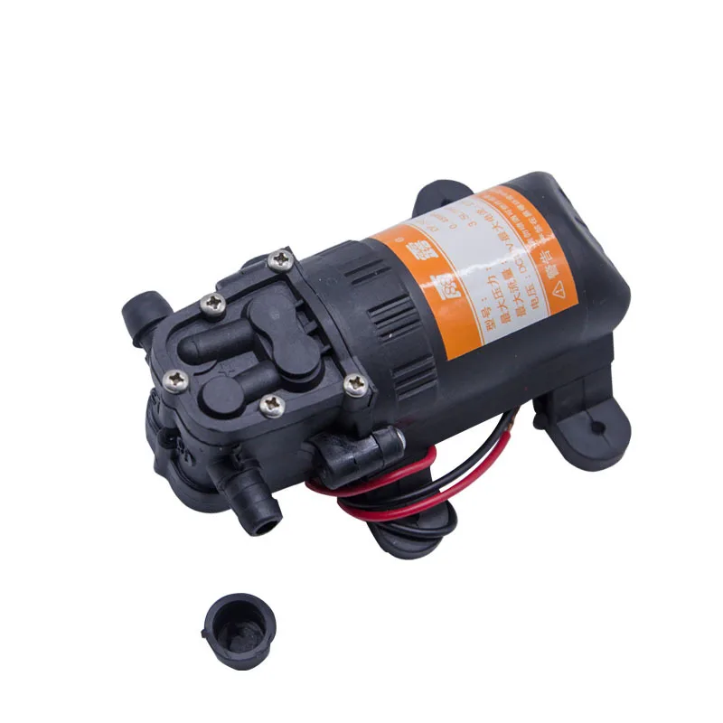 

DC 12V 70PSI 3.5L/min Agricultural Electric Water Pump Black Micro High Pressure Diaphragm Water Sprayer Car Wash Self-priming