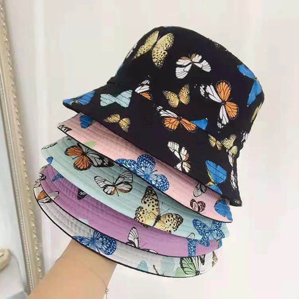 Summer New Double-sided Bucket Hat Butterfly Print Double-sided Fisherman Hat Men and Women Outdoor Sun Visor 2022 Summer Hat
Summer New Double-sided Bucket Hat Butterfly Print Double-sided Fisherman Hat Men and Women Outdoor Sun Visor 2022 Summer Hat