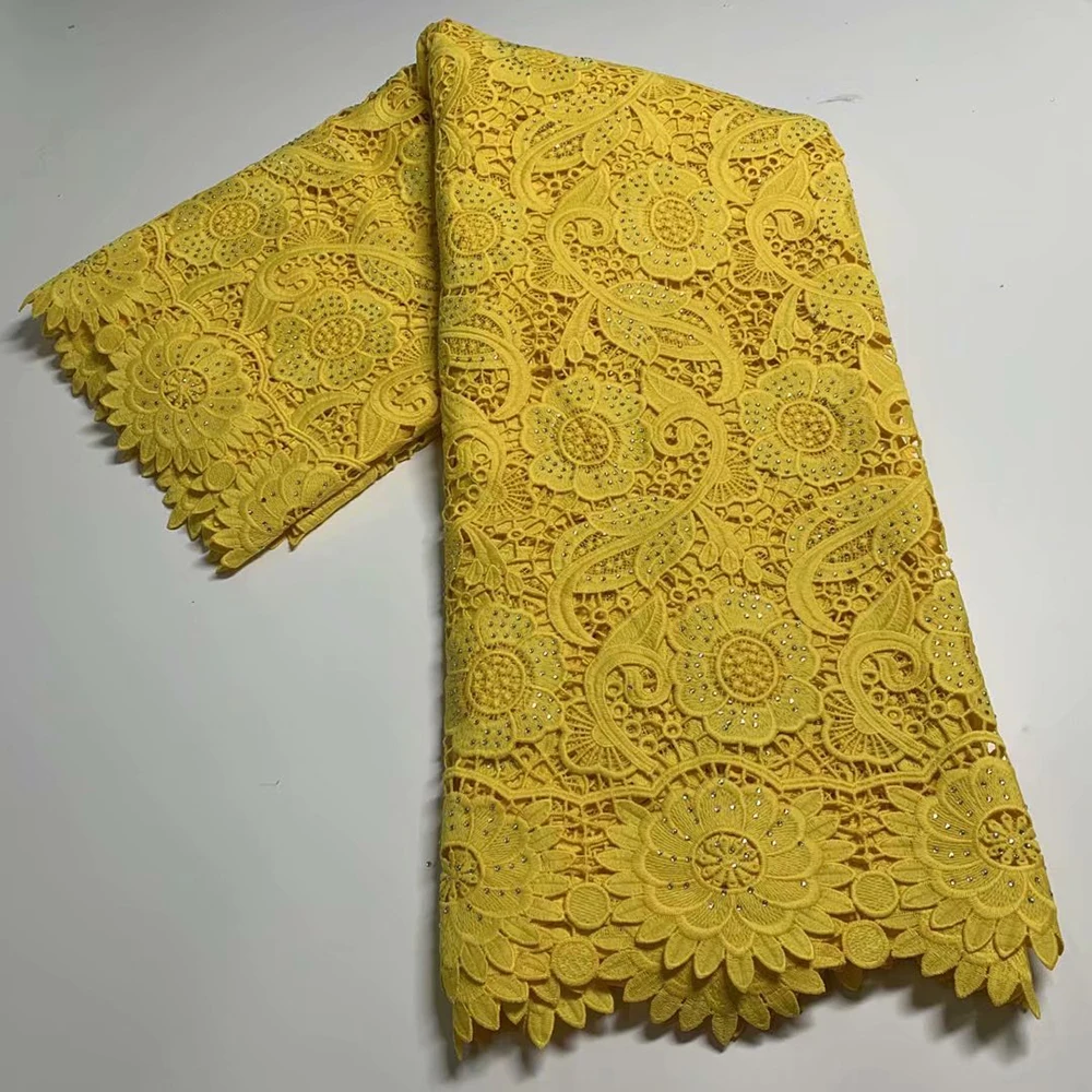African Guipure Embroidered Stones Nigeria Swiss French Tulle Organza High Quality Chemical Water Soluble Cord Lace Fabric Dress
African Guipure Embroidered Stones Nigeria Swiss French Tulle Organza High Quality Chemical Water Soluble Cord Lace Fabric Dress