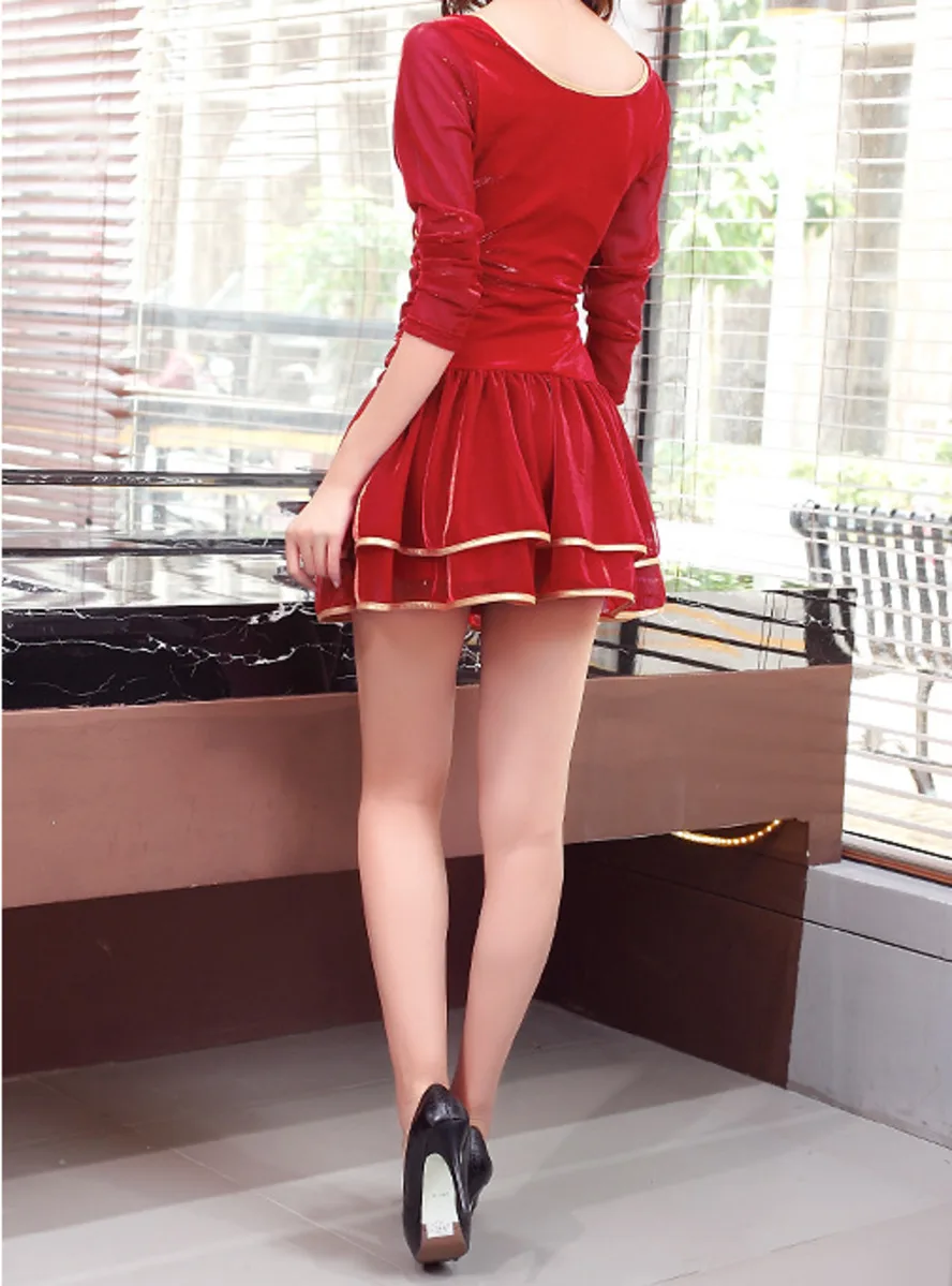 BacklakeGirls Spring Autumn Plus Size Dresses For Women Chest Wrapped A-line Cocktail Dress Organza Long Sleeve Night Club Dress
BacklakeGirls Spring Autumn Plus Size Dresses For Women Chest Wrapped A-line Cocktail Dress Organza Long Sleeve Night Club Dress