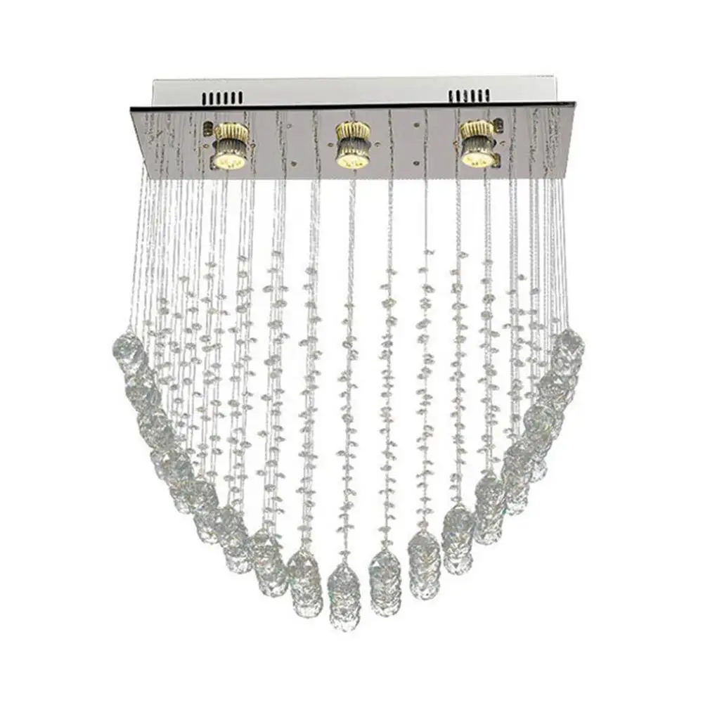 L60*W20*H65cm Modern Pendant Crystal Raindrop Chandelier Lighting LED Ceiling Light Fixture Lamp for Dining Room bedroom
L60*W20*H65cm Modern Pendant Crystal Raindrop Chandelier Lighting LED Ceiling Light Fixture Lamp for Dining Room bedroom