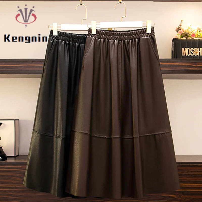 Юбка женская трапециевидная из экокожи, свободная офисная одежда, большие размеры 4XL, на осень/зиму, KE2051
Юбка женская трапециевидная из экокожи, свободная офисная одежда, большие размеры 4XL, на осень/зиму, KE2051