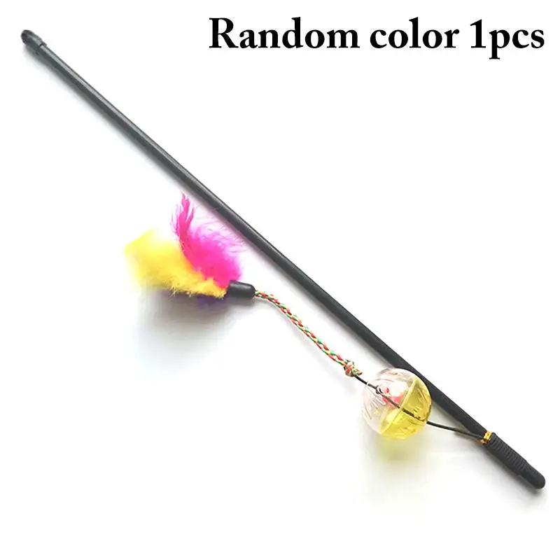 1pcs Cat Toys Cute Funny Colorful Rod Teaser Wand Plastic Pet Toys for gatos Interactive Stick Cat Supplies random color
1pcs Cat Toys Cute Funny Colorful Rod Teaser Wand Plastic Pet Toys for gatos Interactive Stick Cat Supplies random color