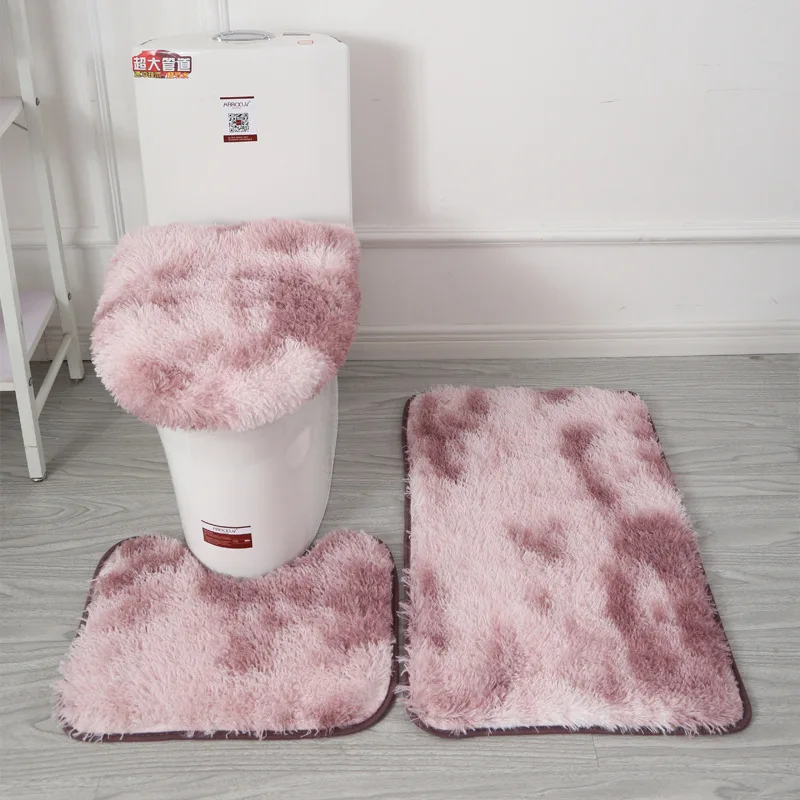 Plush Anti-slip Bath And Toilet Mats Set Water Absorption Three-piece Suit Bathroom Accessories Sets Decoration For Toilet
Plush Anti-slip Bath And Toilet Mats Set Water Absorption Three-piece Suit Bathroom Accessories Sets Decoration For Toilet