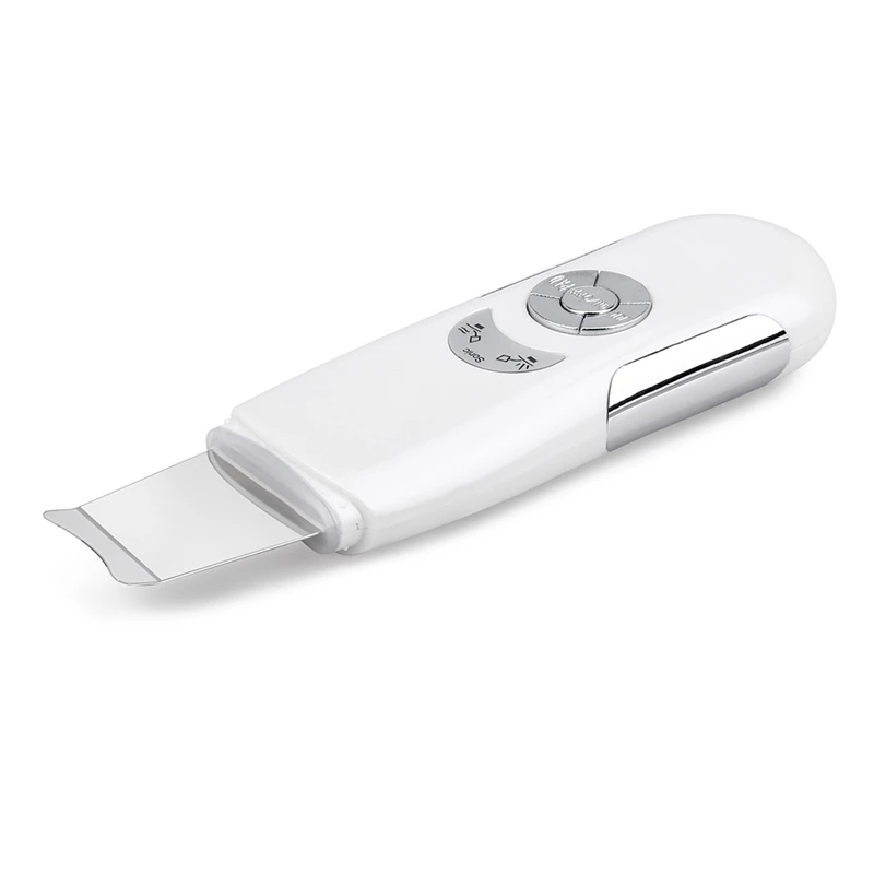 Ultrasonic Skin Scrubber Cleanser Face Cleaning Acne Removal Facial Spa Vibration Massager Ultrasound Peeling Clean Machine | Красота и