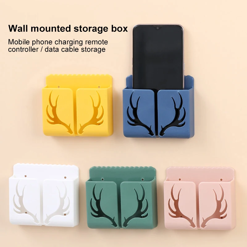 Wall Mounted Organizer Storage Box Remote Control Mounted Mobile Phone Plug Wall Holder Charging Multifunction hook
Wall Mounted Organizer Storage Box Remote Control Mounted Mobile Phone Plug Wall Holder Charging Multifunction hook