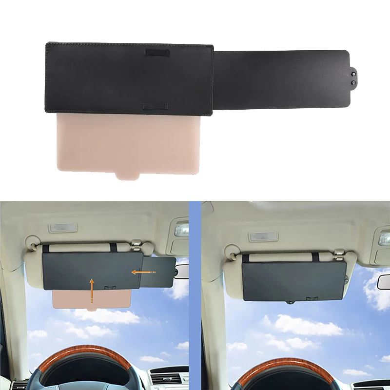 Sun Visor Anti-Glare Sunshade Extender for Car Sun Visor Extender PC Lens for SUVs Keep Out Sun Glare Snow Blindness and UV Rays
Sun Visor Anti-Glare Sunshade Extender for Car Sun Visor Extender PC Lens for SUVs Keep Out Sun Glare Snow Blindness and UV Rays