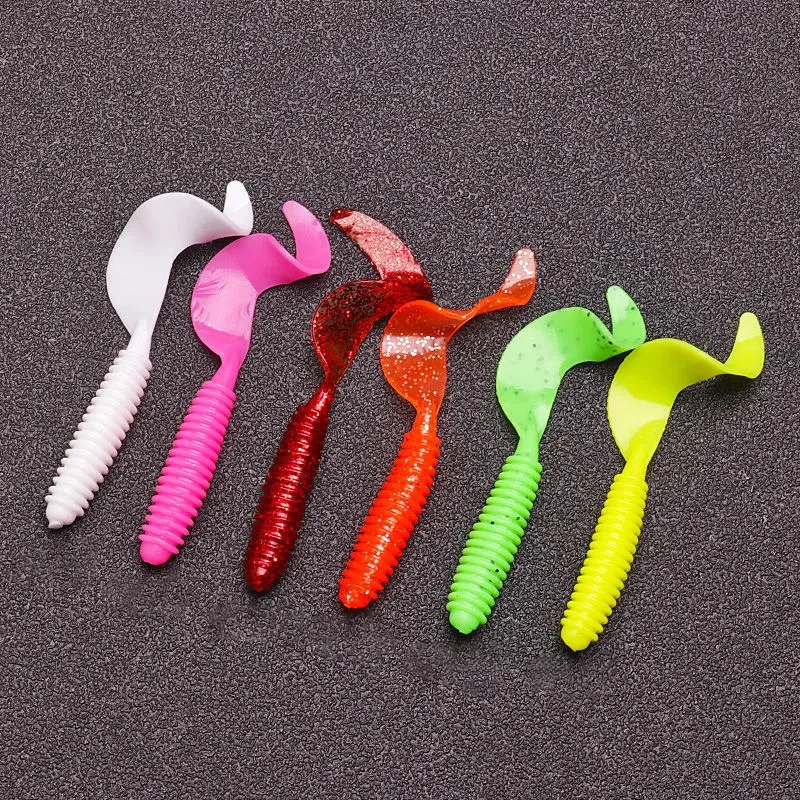 30pcs Volume tail Worm Soft lure Carp Fishing Lure Set Wobbler Bionic larva swimbait Silicone artificial bait For fishing
30pcs Volume tail Worm Soft lure Carp Fishing Lure Set Wobbler Bionic larva swimbait Silicone artificial bait For fishing