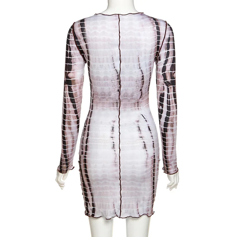 SEASONS Snake Print Striped Long Sleeve Dress Elastic Skinny Fashion Streetwear Tie Dye Print Female Casual Dresses ASDR81294
SEASONS Snake Print Striped Long Sleeve Dress Elastic Skinny Fashion Streetwear Tie Dye Print Female Casual Dresses ASDR81294