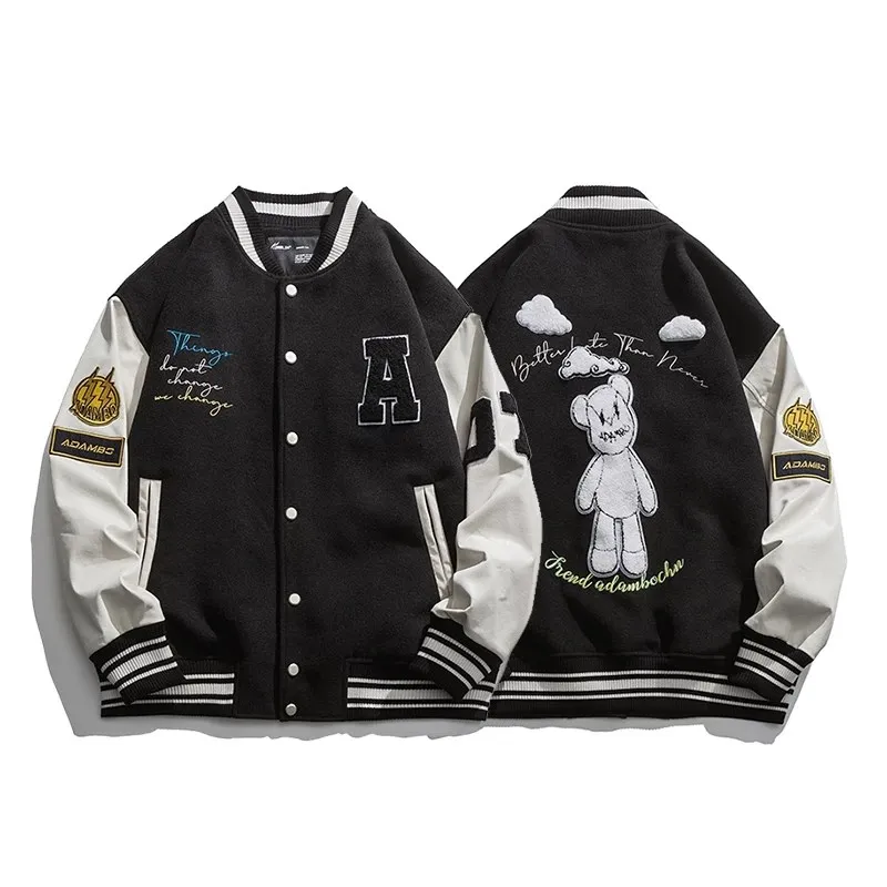 Мужская Бейсбольная Куртка Varsity Uniform, весна и осень, Свободное пальто оверсайз, мужская куртка-бомбер унисекс, шикарная уличная одежда для па...
Мужская Бейсбольная Куртка Varsity Uniform, весна и осень, Свободное пальто оверсайз, мужская куртка-бомбер унисекс, шикарная уличная одежда для па...