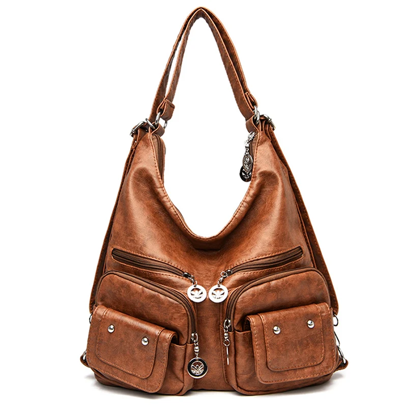 Large Backpack Multifunction Women Backpacks Leather School Bags for Teenage Girls Shoulder Bag Ladies Travel Backpack
Large Backpack Multifunction Women Backpacks Leather School Bags for Teenage Girls Shoulder Bag Ladies Travel Backpack