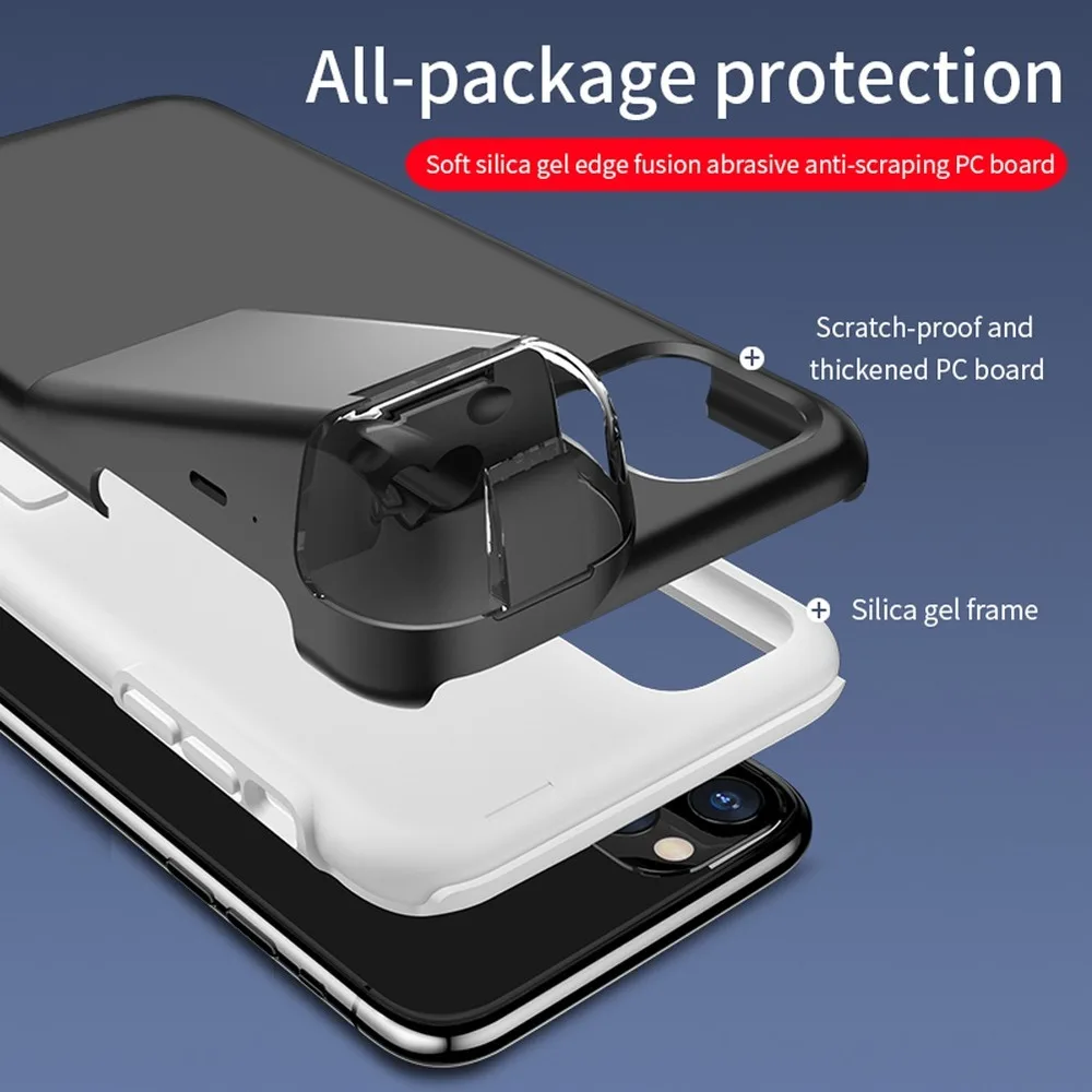 Fashion 2 In1 Case for IPhone 11 Pro Max Coque Xs XR X 8 7 Plus Cover Apple AirPods 1/2 with 200Mah Battery Charging Box | Мобильные