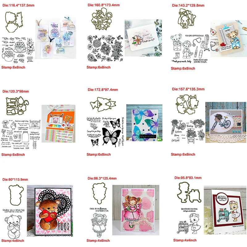 Good Items Animal Plant Words Transparent Clear Silicone Stamp& Dies For DIY Scrapbooking/photo Album Decor Card Making New 2020
Good Items Animal Plant Words Transparent Clear Silicone Stamp& Dies For DIY Scrapbooking/photo Album Decor Card Making New 2020