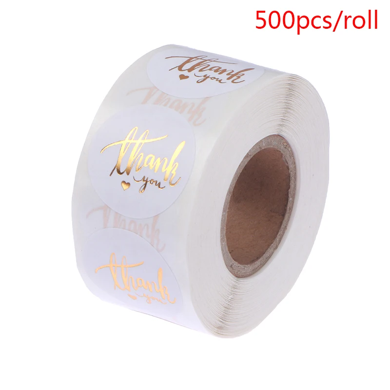 500pcs/roll advanced gold heart Thank You Stickers seal labels Office sticker
500pcs/roll advanced gold heart Thank You Stickers seal labels Office sticker