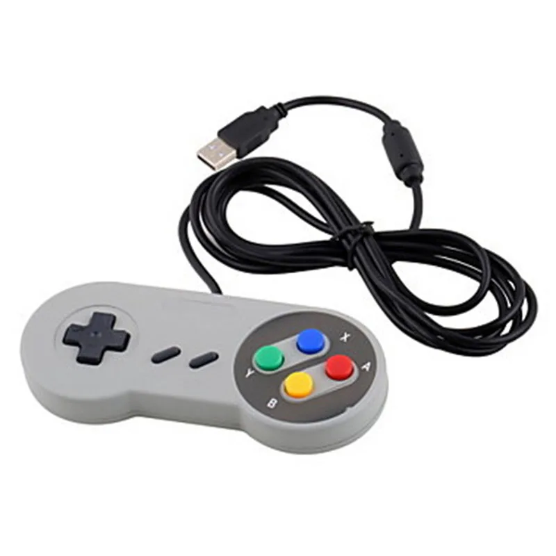 Классический проводной игровой USB-контроллер Famicom для супер Nintendo SNES PC MAC PSP