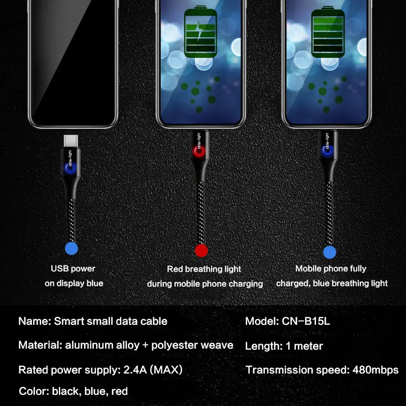 Smart Small C Usb Charging Cable Usb Type C Cable Fast Charging Cable Suitable For Ios Mobile Phone Charger Cable
Smart Small C Usb Charging Cable Usb Type C Cable Fast Charging Cable Suitable For Ios Mobile Phone Charger Cable