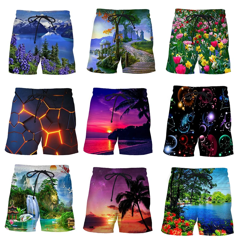 3D Print Casual Short For Men Male 2021 Fashion Landscape Streetwear Elastic Waist Scenery Print Summer Beach Short Pant
3D Print Casual Short For Men Male 2021 Fashion Landscape Streetwear Elastic Waist Scenery Print Summer Beach Short Pant
