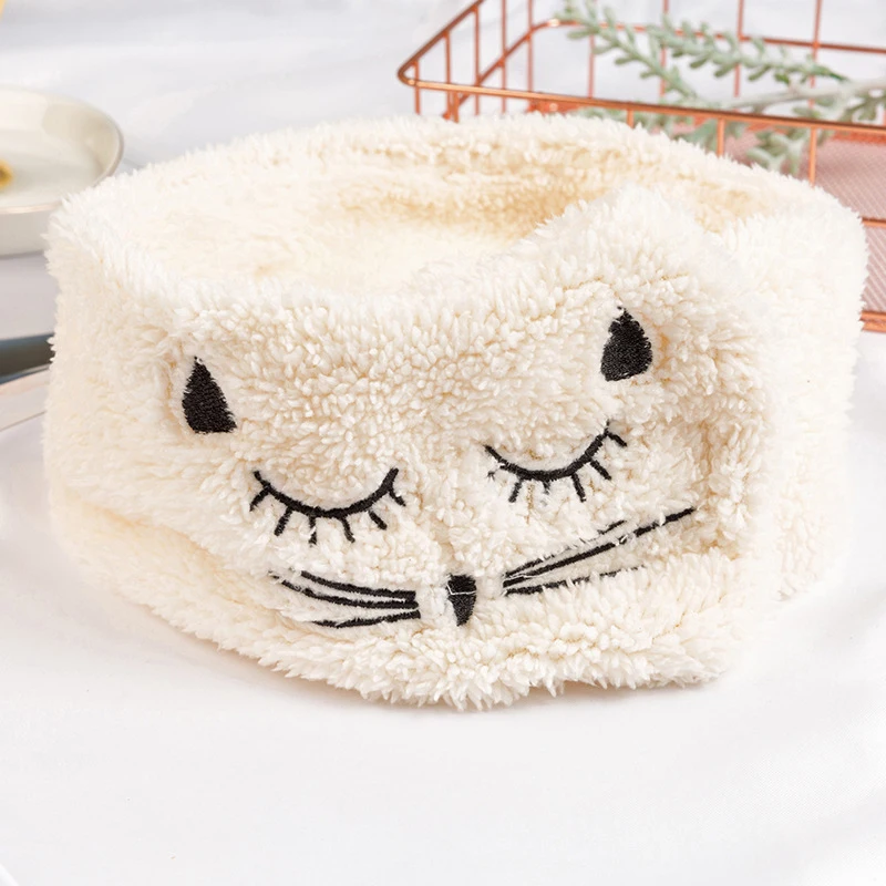 2019 New Arrival Women Headbands soft Coral Fleece Makeup Head Wrap Headband Washing Face Turban Cute Cat Turban Hairband
2019 New Arrival Women Headbands soft Coral Fleece Makeup Head Wrap Headband Washing Face Turban Cute Cat Turban Hairband