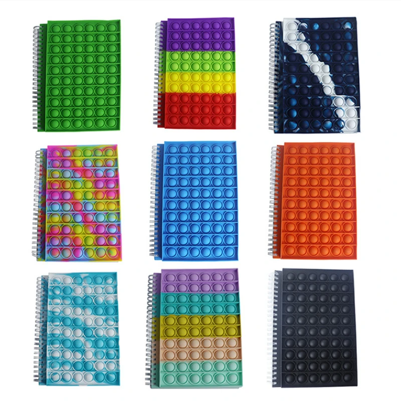 Pop It Fidget Reliver Stress Push Antistress Adults Children Sensory Toy Relieve Autism Rainbow Bubble Music Cover A5 Notebook
Pop It Fidget Reliver Stress Push Antistress Adults Children Sensory Toy Relieve Autism Rainbow Bubble Music Cover A5 Notebook