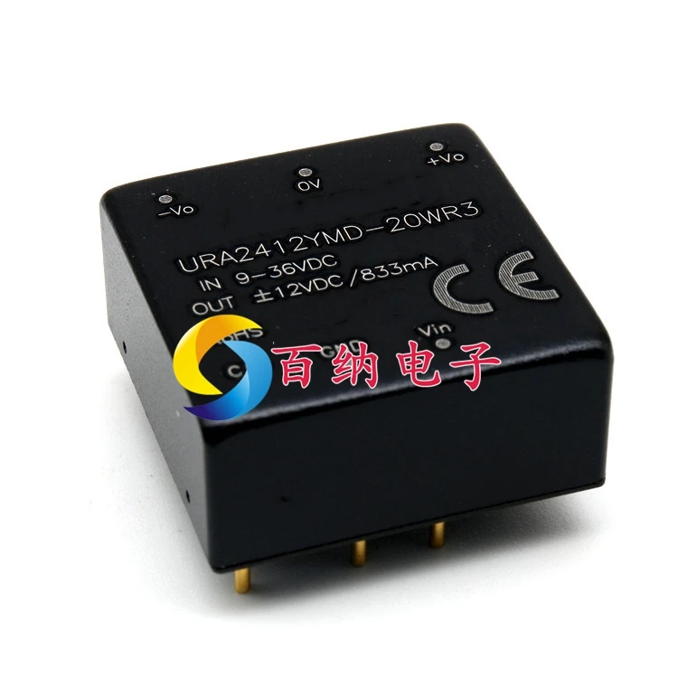URA2412YMD - 20 wr3 входной модуль питания 9-36 в + выход 12 В/+ 833 мА DC - DC
URA2412YMD - 20 wr3 входной модуль питания 9-36 в + выход 12 В/+ 833 мА DC - DC