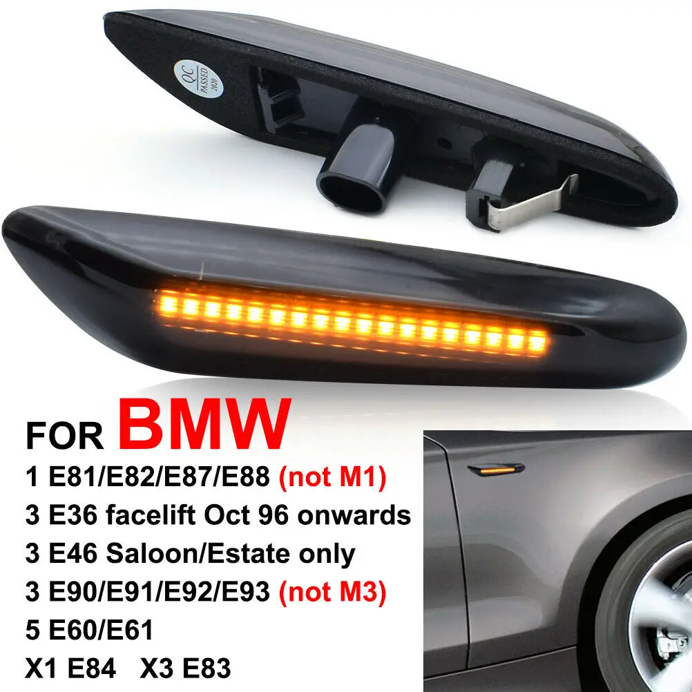 1Pair LED Side Marker Mirror Indicator Lamp Smoke Turn Signal Light Amber For BMW E90 E92 E60 E87 E82 3000k Side Marker Lights
1Pair LED Side Marker Mirror Indicator Lamp Smoke Turn Signal Light Amber For BMW E90 E92 E60 E87 E82 3000k Side Marker Lights