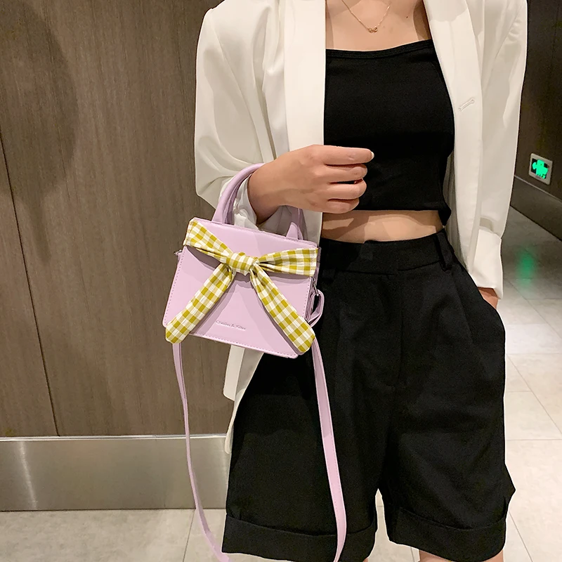 Fashion purses and handbags PU leather Plaid Bow design luxury women's handbag bags for women 2021 bolsos para mujer sac a main
Fashion purses and handbags PU leather Plaid Bow design luxury women's handbag bags for women 2021 bolsos para mujer sac a main